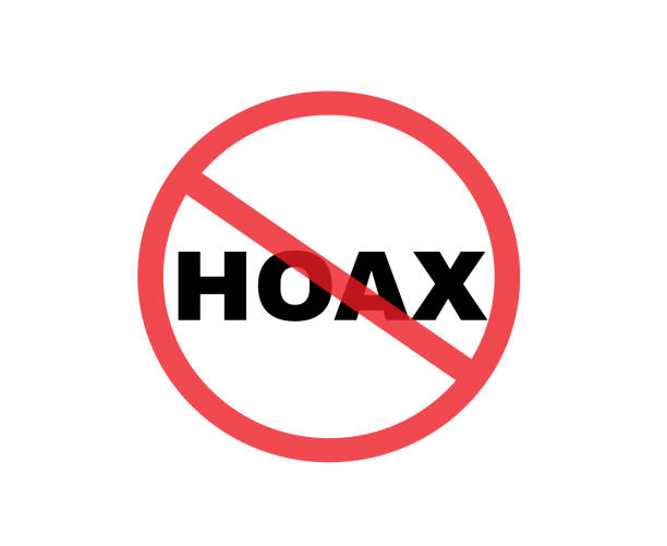 istock dO NOT Hoax sign, Sign symbol backgruund, vector illustration. 1214959223