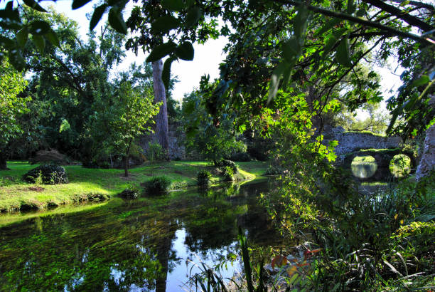 istock Garden of Ninfa 1214960612