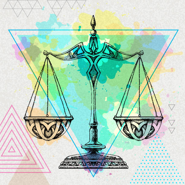 Libra Tattoo Designs Pictures Illustrations, Royalty-Free Vector Graphics &  Clip Art - iStock