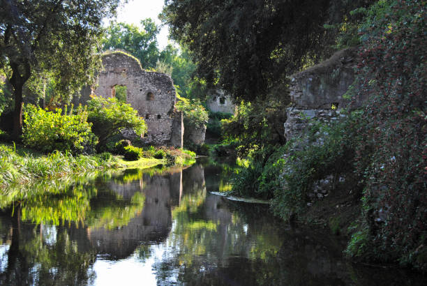 istock Garden of Ninfa 1214966340