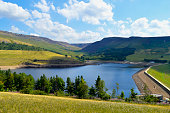 Dovestone Reservoir in summer