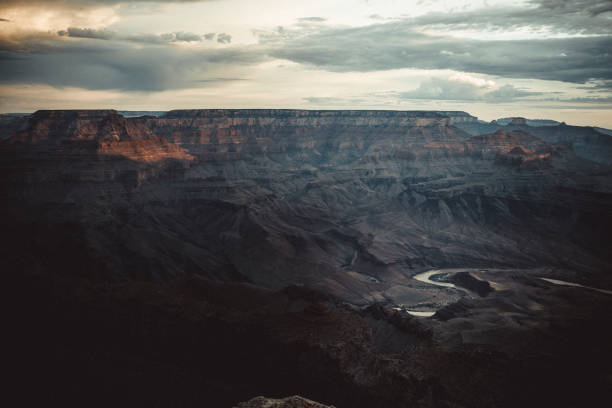 Grand Canyon National Park Environment Grand Canyon, south rim, national park environment, Arizona. sunset cloudscape cloud arizona stock pictures, royalty-free photos & images