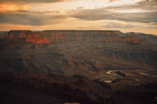 Grand Canyon National Park Environment Grand Canyon, south rim, national park environment, Arizona. sunset cloudscape cloud arizona stock pictures, royalty-free photos & images