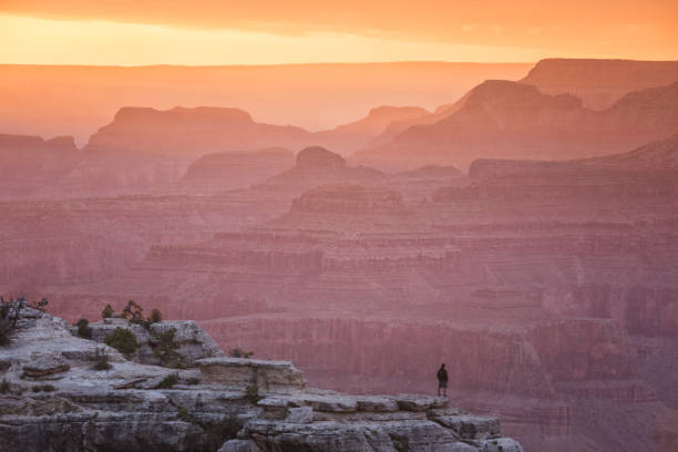 Grand Canyon National Park Environment Grand Canyon, south rim, national park environment, Arizona. sunset cloudscape cloud arizona stock pictures, royalty-free photos & images