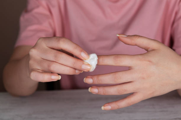 istock woman clean the nails 1214985284