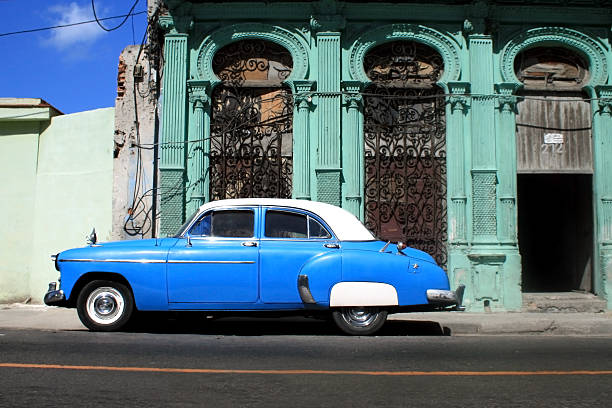 istock Classic American car in Havana, Cuba 121498557