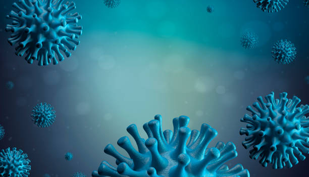 Coronavirus Covid-19 or Ncov-2019 with space for text stock photo