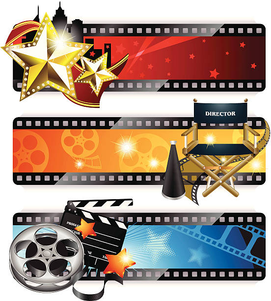 Clapper Banner 240+ Gold Clapper Board Stock Illustrations, Royalty-Free Vector ...