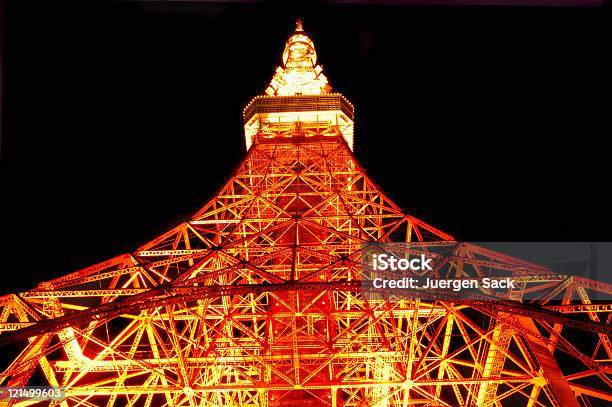 Tokyo Tower Stockfoto und mehr Bilder von Aussicht genießen - Aussicht genießen, Beleuchtet, Farbbild