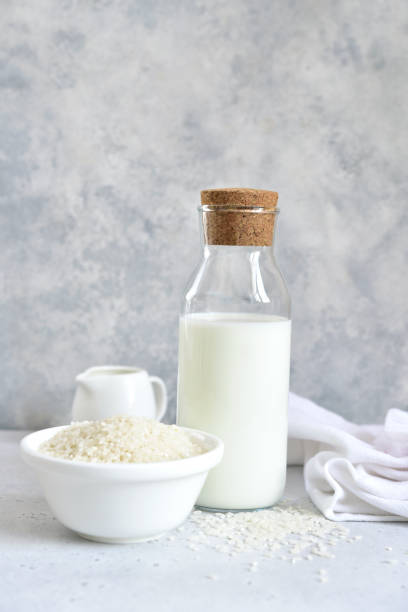 istock Organic non dairy rice milk 1215000933