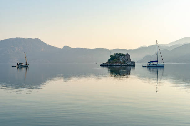 Selimiye Village, Marmaris - Mugla / Turkey. April 29, 2018. Selimiye Village Marmaris View