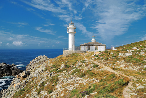 Touriñan lighthouse, galicia spain
