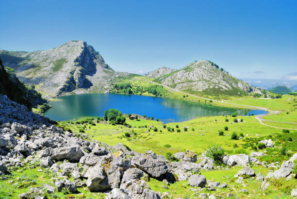 istock lake enol landscape 1215002036