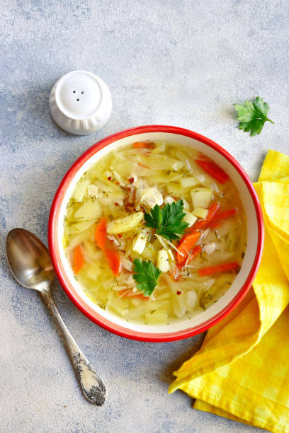 istock Shchi - traditional russian cabbage soup 1215002459
