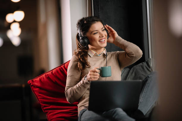 istock Businesswoman working from home. 1215008145