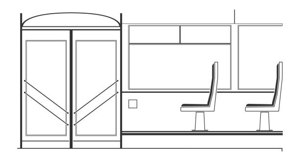 ilustraciones, imágenes clip art, dibujos animados e iconos de stock de interior del autobús urbano - bus door