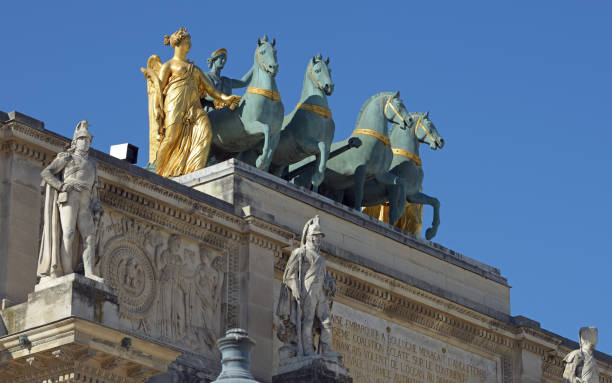 istock Arc de Triomphe du Carrousel in Paris, France 1215020592