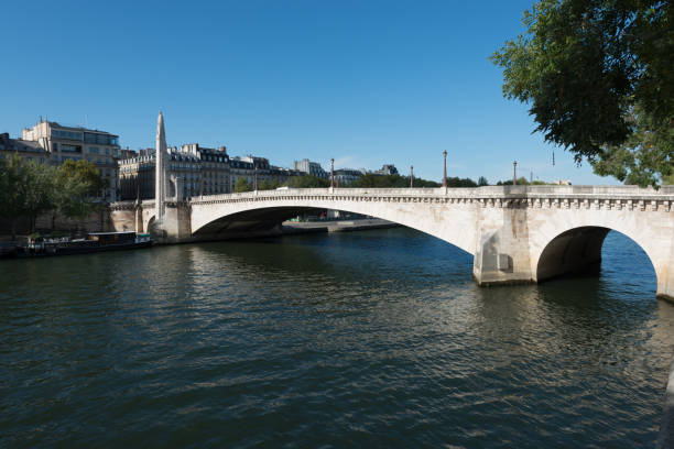 Tournelle Bridge, Paris, France stock photo