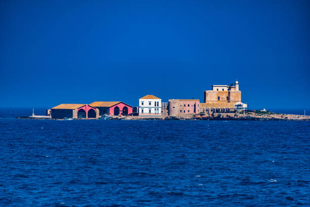 Formica Island, one of tha aegadian Islands, near Trapani, where a tuna factory was