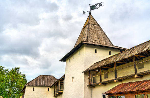 istock Pskov Krom, a kremlin in Russia 1215022117