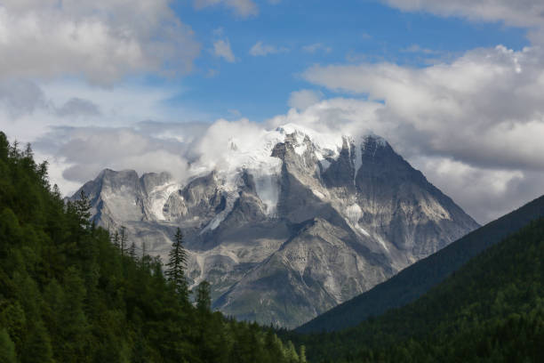 istock Yala snow mountain in Tibet 1215023994
