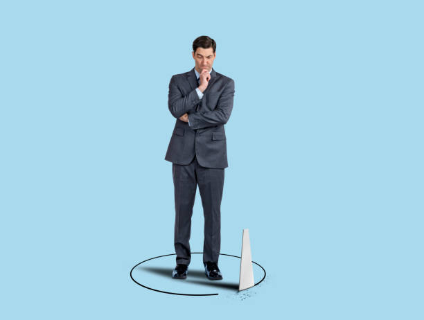 istock Floor Being Cut Out From Beneath Man 1215024784