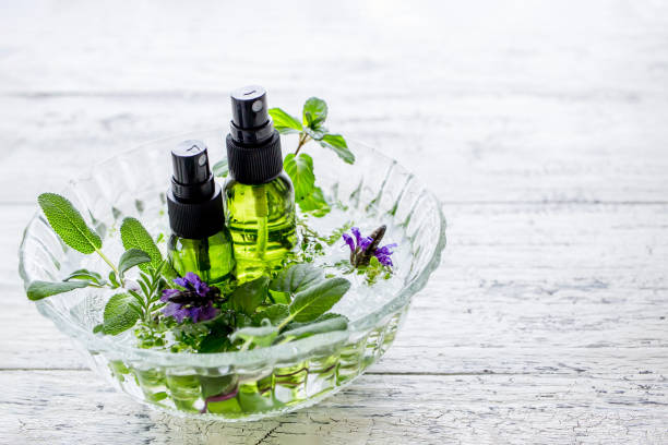 istock Natural skin care herbal cosmetics 1215027351