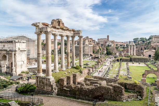 istock Forum Romanum in Rome, Italy. 1215030204