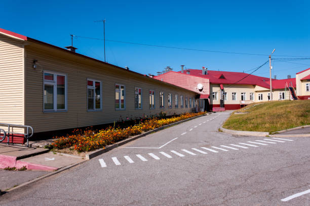 istock Administrative building in Sikachi-Alyana settlement 1215034051