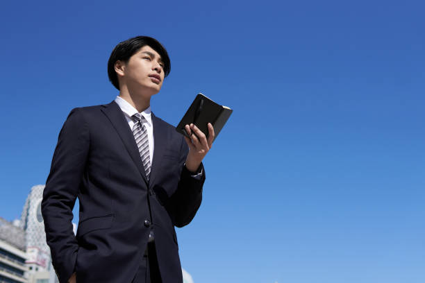 istock A Japanese male businessman 1215034287