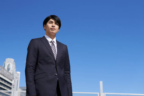 istock A Japanese male businessman 1215034369