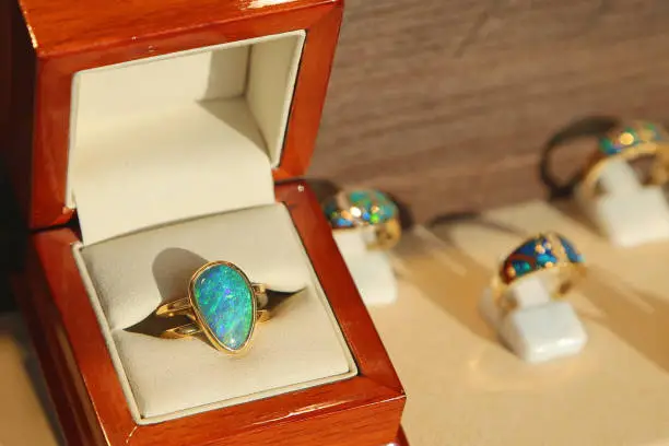 Photo of The ring with opal