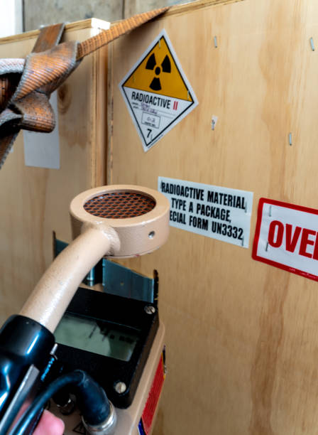 istock Radiation measurement with radiation survey meter 1215042211