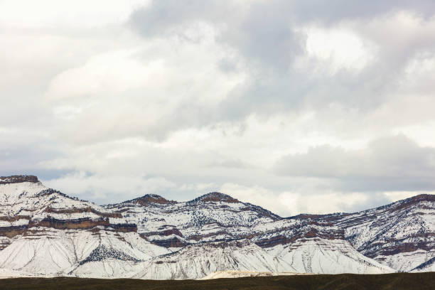 istock Western Colorado Bookcliff Mountain Range Background Textures and Digital Wallpaper from Environmental Nature 1215054582