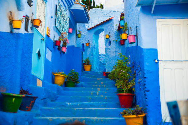 istock The blue alleyways 1215062986