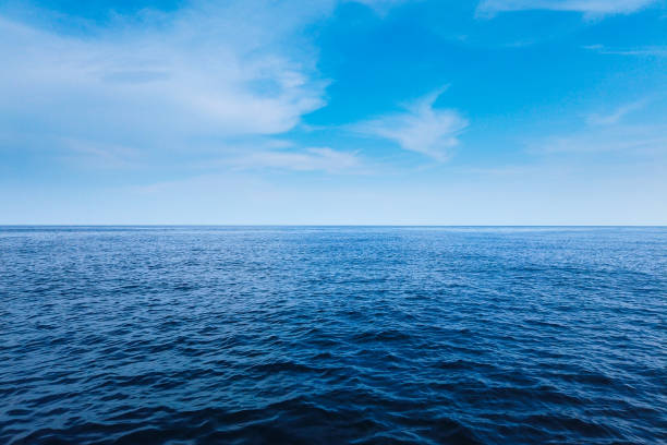 istock Calm Sea and Blue Sky Background. 1215063089