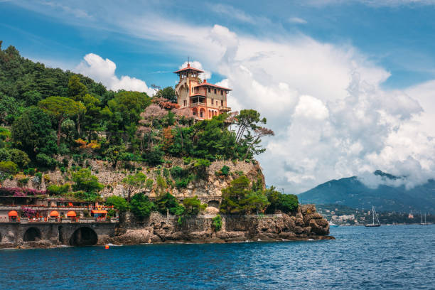 istock Panoramic view of Santa Margherita Ligure harbor. 1215064216