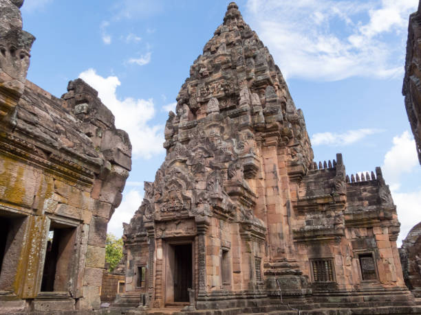 istock Phanom Rung Historical Park,is Castle Rock old Architecture about a thousand years ago at Buriram Province,Thailand 1215066604