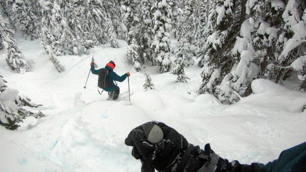 istock First person perspective following back country skier down alpine slope 1215070193