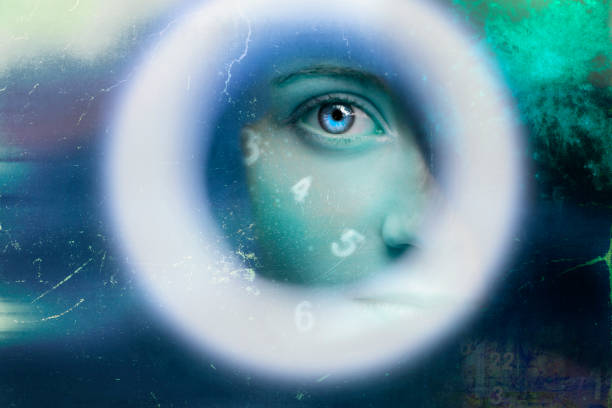 Boy with beautiful green eyes