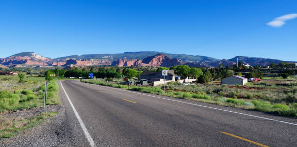 istock Entering the town of Torrey, Utah 1215082688