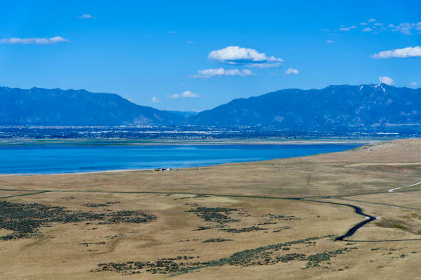 istock Beautiful landscape on Antelope Island 1215084081