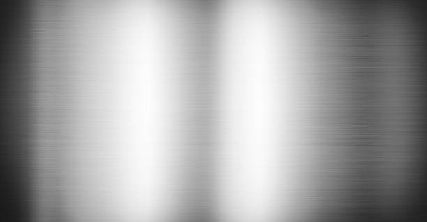 istock Silver brushed metal. Banner background texture 1215092817