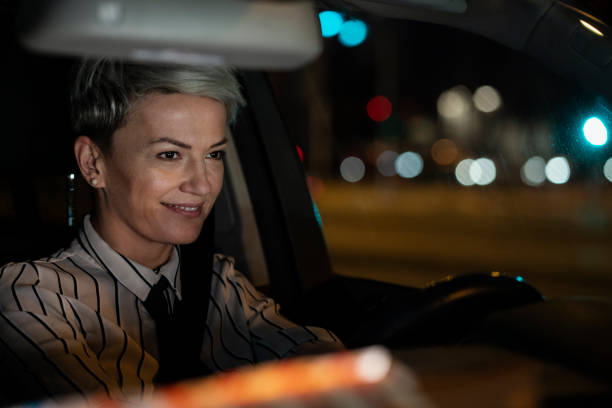 istock Woman in a car 1215093645