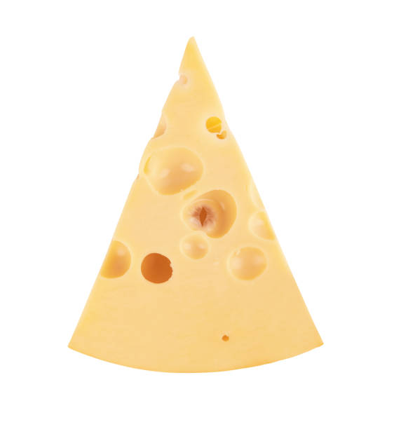 кусок сыра - cheese isolated portion dutch culture стоковые фото и изображения