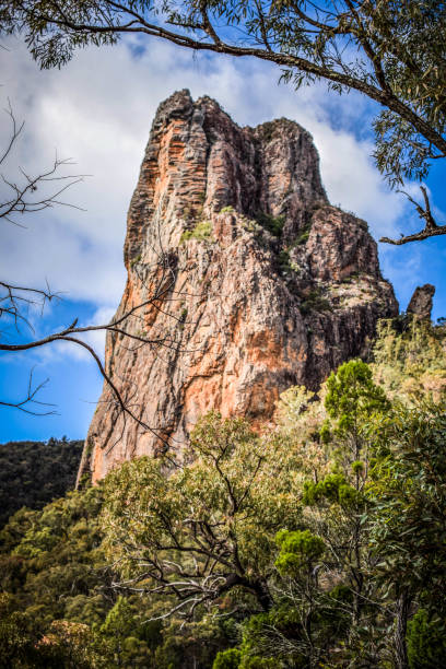 Warrumbungle National Park Scenic national park in the state of New South Wales warrumbungle national park stock pictures, royalty-free photos & images