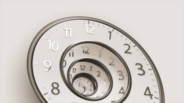 istock Old round Clock isolated with Clipping Path, Clipping Mask. 1215108860