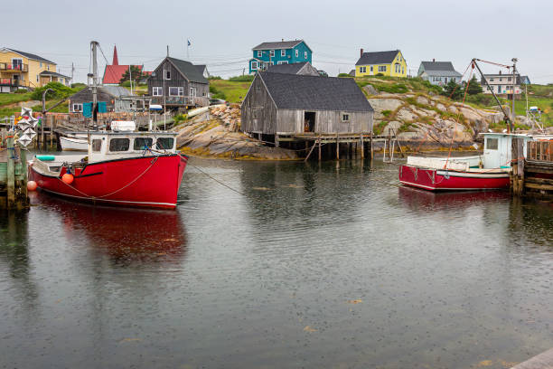 istock Raining at Peggy's Cove 1215115894