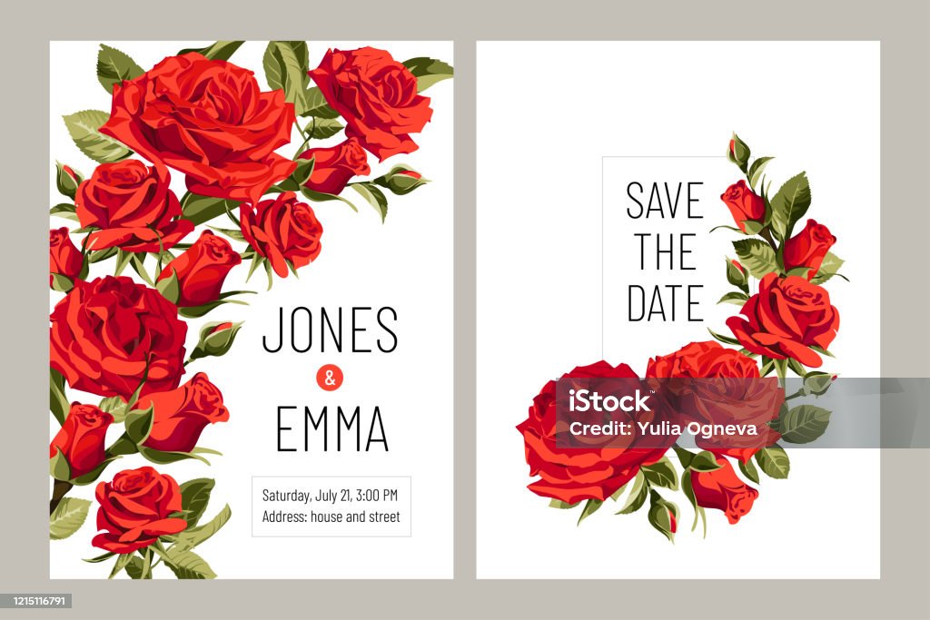 Ilustración de Tarjeta De Invitación De Boda Marco Con Texto Y Flores Rosas Rojas Sobre Fondo Blanco y más Vectores Libres de Derechos de Save The Date - Frase en inglés - iStock Ilustración de Tarjeta De Invitación De Boda Marco Con Texto Y Flores Rosas Rojas Sobre Fondo Blanco y más Vectores Libres de Derechos de Save The Date - Frase en inglés - iStock