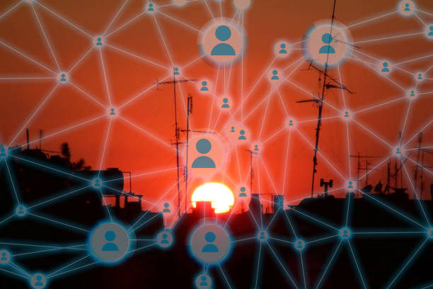 istock Online connected globe during time of crisis 1215121339